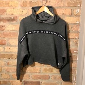 Under Armour Oversized Studio Crop Hoody